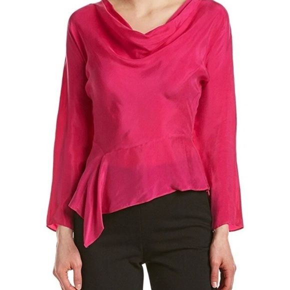 Natori Tops - Designer Josie Natori Vibrant Pink Women's Top